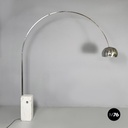Italian mid-century modern Floor lamp Arco by Castiglioni brothers Flos, 1960s