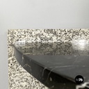Italian modern Black marble granite console Belvedere by Cibic for Memphis 1980s