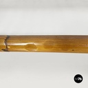 Italin mid-century modern garden bench in rattan, 1960s