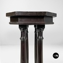 Italian antique turned wood consolle or coffee table, end of 1800s