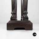 Italian antique turned wood consolle or coffee table, end of 1800s