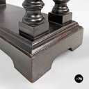 Italian antique turned wood consolle or coffee table, end of 1800s