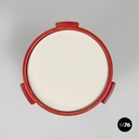 Italian modern stackable red white coffee table 780/783 Frattini Cassina, 1970s