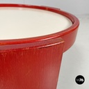 Italian modern stackable red white coffee table 780/783 Frattini Cassina, 1970s