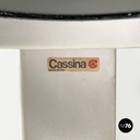 Italian modern stackable red white coffee table 780/783 Frattini Cassina, 1970s