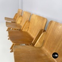 Italian modern Light wood Chairs Peota by Gigi Sabadin, 1970s