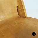 Italian modern Light wood Chairs Peota by Gigi Sabadin, 1970s