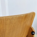 Italian modern Light wood Chairs Peota by Gigi Sabadin, 1970s