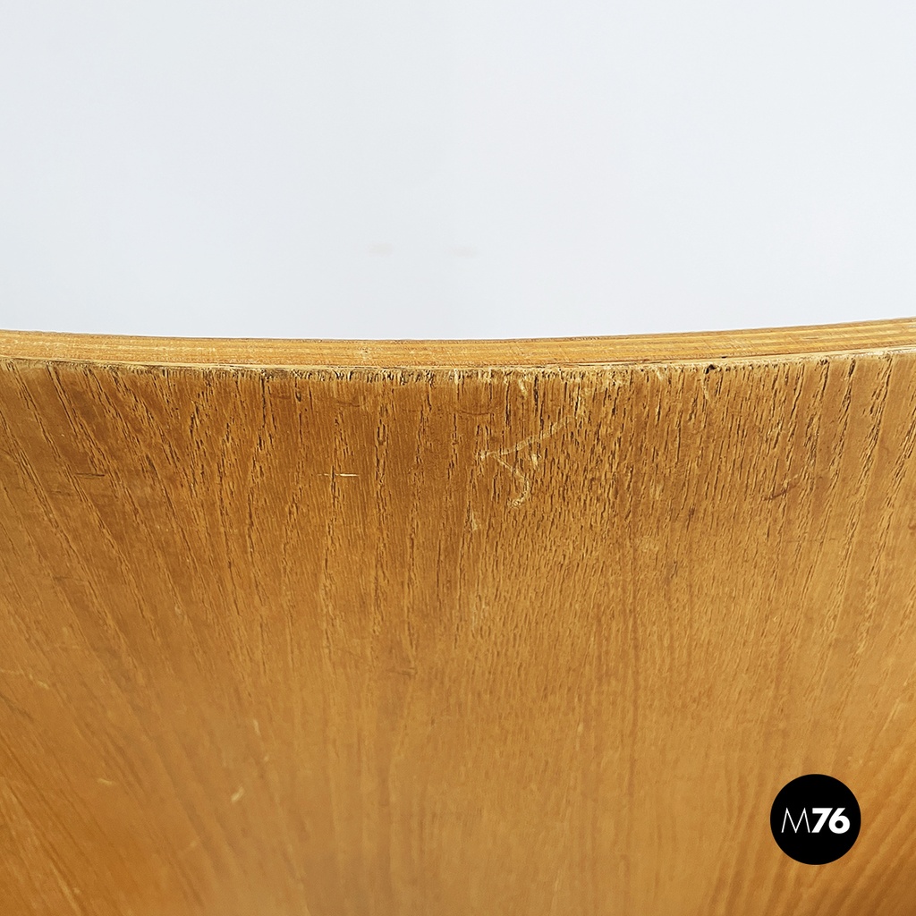 Italian modern Light wood Chairs Peota by Gigi Sabadin, 1970s