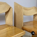 Italian mid-century modern Chairs Canossa by Gigi Sabadin for Stilwood, 1970s