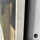 Italian modern urban landscape airbrush painting by Alvise Besutti, 1980s