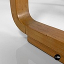 Italian Art Deco wooden coffee table, 1940s