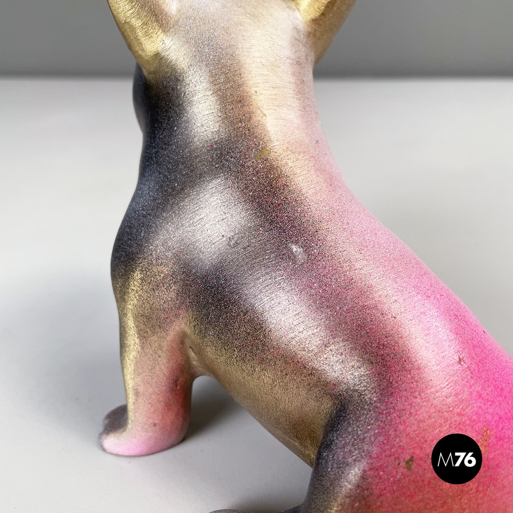 French post-modern Bronze sculpture Doggy John by Julien Marinetti, 2000s