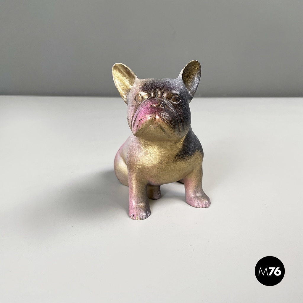 French post-modern Bronze sculpture Doggy John by Julien Marinetti, 2000s