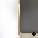 Italian mid-century modern abstract portrait painting with golden frame, 1960s