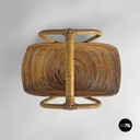 Italian mid-century modern bamboo magazine rack by Vivai Del Sud, 1960s