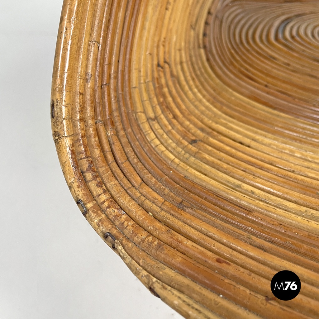 Italian mid-century modern bamboo magazine rack by Vivai Del Sud, 1960s