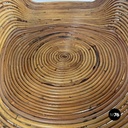 Italian mid-century modern bamboo magazine rack by Vivai Del Sud, 1960s