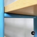 Italian modern Glass, wood metal Bookcase Gritti by Andrea Branzi Memphis, 2000s