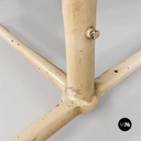 Industrial mid-century adjustable work table in iron and wood, 1960s