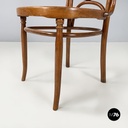 Italian mid-century modern Vienna straw and wood chair, 1900-1950s