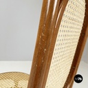 Italian mid-century modern Vienna straw and wood chair, 1900-1950s