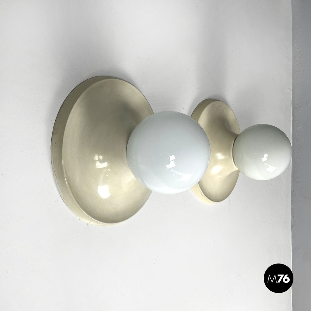 Italian mid-century modern wall lamp Light Ball by Castiglioni for Flos, 1960s