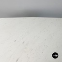 Italian mid-century modern dining table in marble, wood and bass, 1960s