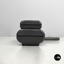 Italian modern grey decorated plastic telephone Twin Phone Deco by Swatch, 1980s