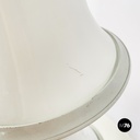 Italian modern Opaline glass floor lamp Bamboo by Enrico Tronconi, 1980s