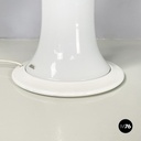 Italian modern Opaline glass floor lamp Bamboo by Enrico Tronconi, 1980s