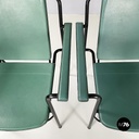 Italian modern Green leather chairs Movie by Marenco for Poltrona Frau, 1980s