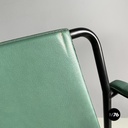 Italian modern Green leather chairs Movie by Marenco for Poltrona Frau, 1980s