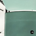 Italian modern Green leather chairs Movie by Marenco for Poltrona Frau, 1980s