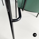 Italian modern Green leather chairs Movie by Marenco for Poltrona Frau, 1980s