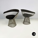 Usa modern Black fabric metal Cockpit chairs by Warren Platner for Knoll, 1970s