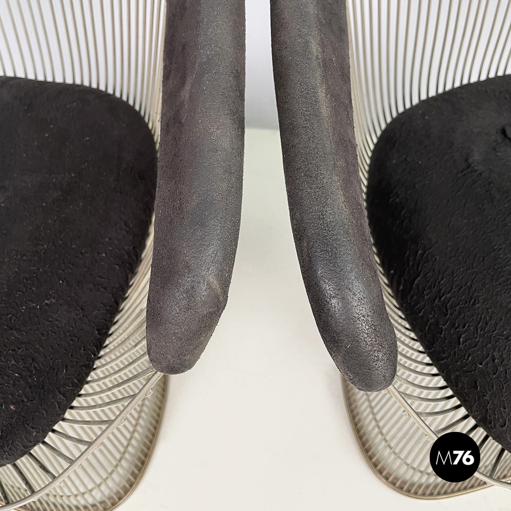 Usa modern Black fabric metal Cockpit chairs by Warren Platner for Knoll, 1970s