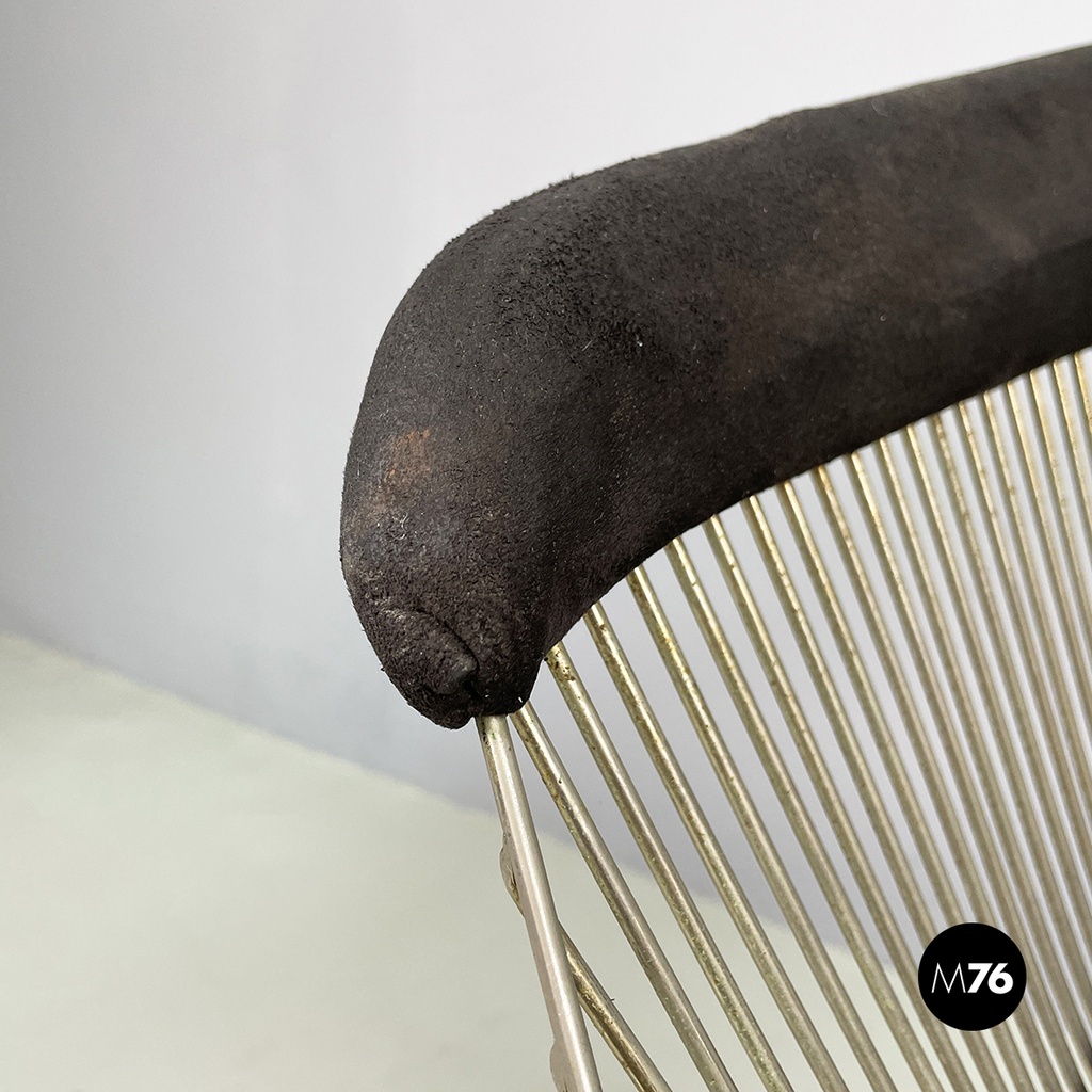 Usa modern Black fabric metal Cockpit chairs by Warren Platner for Knoll, 1970s