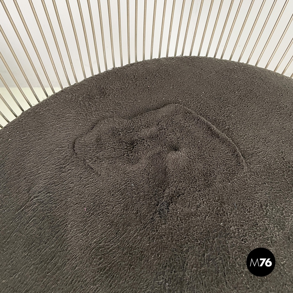 Usa modern Black fabric metal Cockpit chairs by Warren Platner for Knoll, 1970s