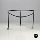 French modern black metal armchair Dr Sonderbar by Philippe Starck for XO, 1980s