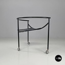 French modern black metal armchair Dr Sonderbar by Philippe Starck for XO, 1980s