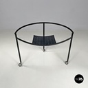 French modern black metal armchair Dr Sonderbar by Philippe Starck for XO, 1980s
