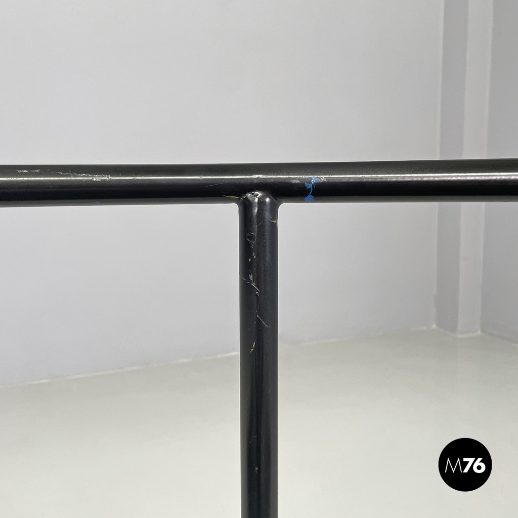 French modern black metal armchair Dr Sonderbar by Philippe Starck for XO, 1980s