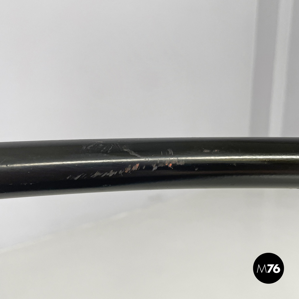 French modern black metal armchair Dr Sonderbar by Philippe Starck for XO, 1980s