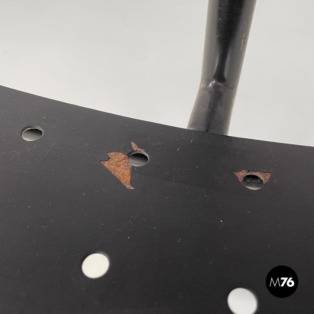 French modern black metal armchair Dr Sonderbar by Philippe Starck for XO, 1980s