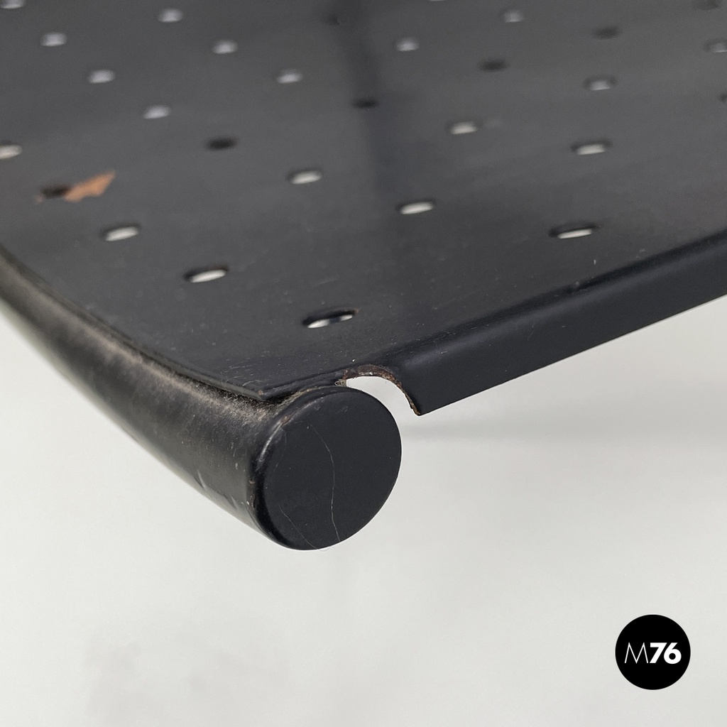 French modern black metal armchair Dr Sonderbar by Philippe Starck for XO, 1980s