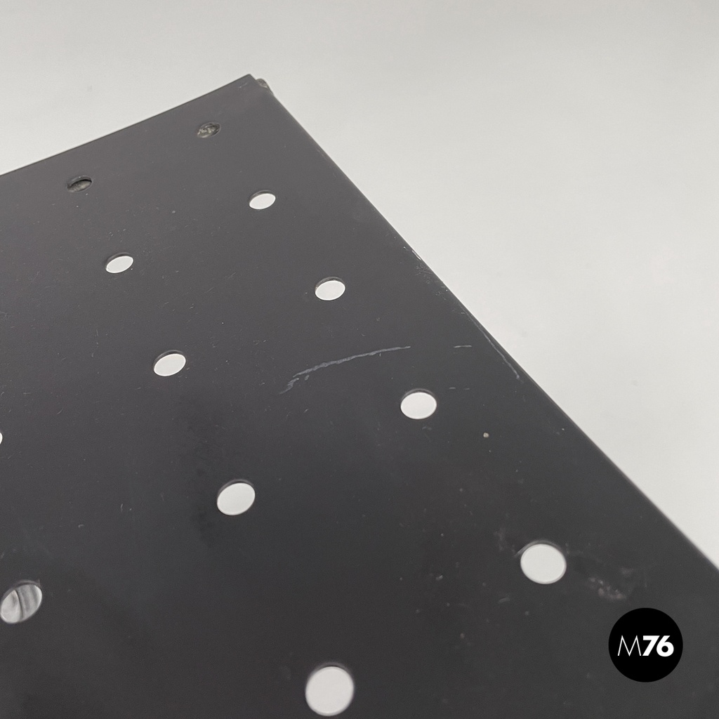 French modern black metal armchair Dr Sonderbar by Philippe Starck for XO, 1980s