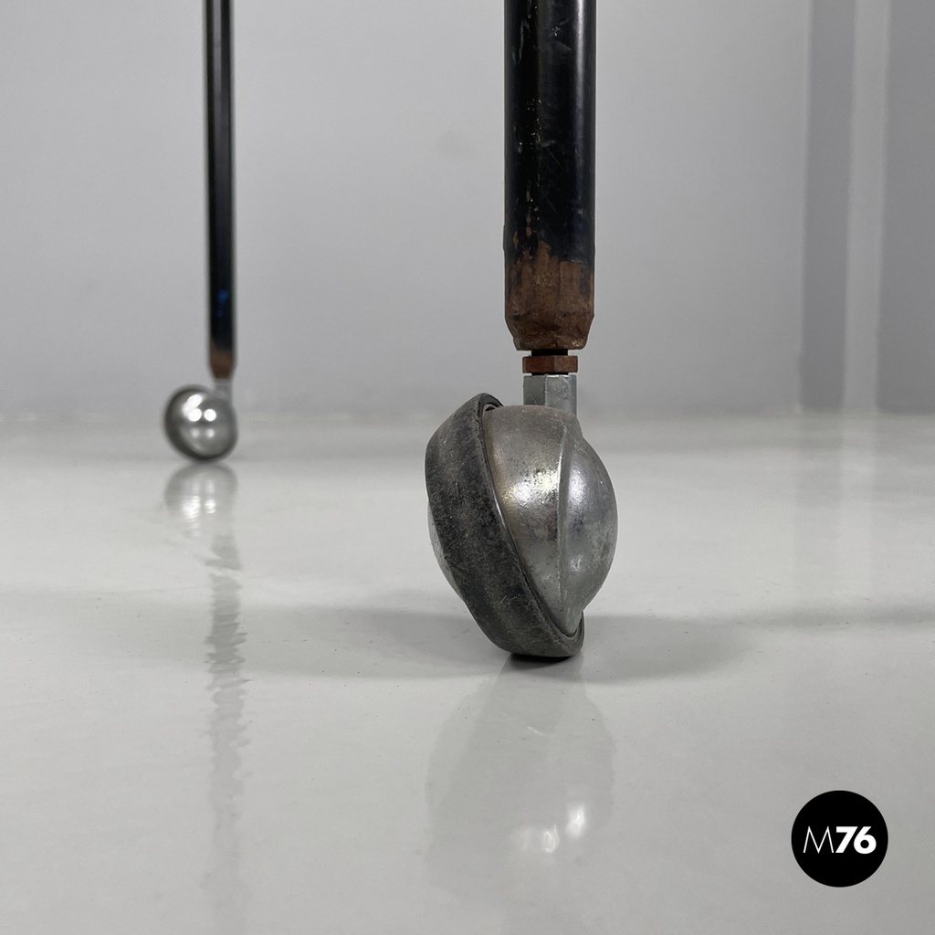 French modern black metal armchair Dr Sonderbar by Philippe Starck for XO, 1980s