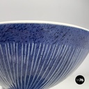 Italian modern blue ceramic bidet by Antonia Campi for Richard Ginori, 1970s