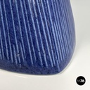 Italian modern blue ceramic bidet by Antonia Campi for Richard Ginori, 1970s